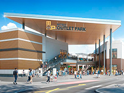 「三井アウトレットパーク 福岡」の完成イメージ