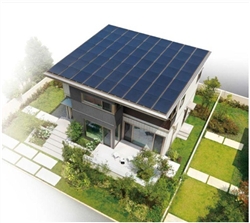 住宅用太陽光発電は新たなステージへ（写真はセキスイハイムのゼロエネルギー住宅）