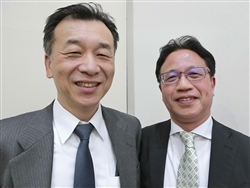 「NEDIA Day九州ふくおか」で講演された馬場氏（右）と林氏